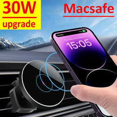 Magnetic Car Wireless Charger Phone Holder Stand