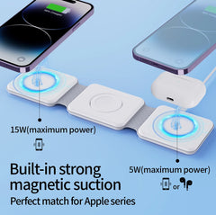 3 in 1 Foldable Wireless Magsafe Charger