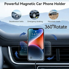Magnetic Car Wireless Charger Phone Holder Stand