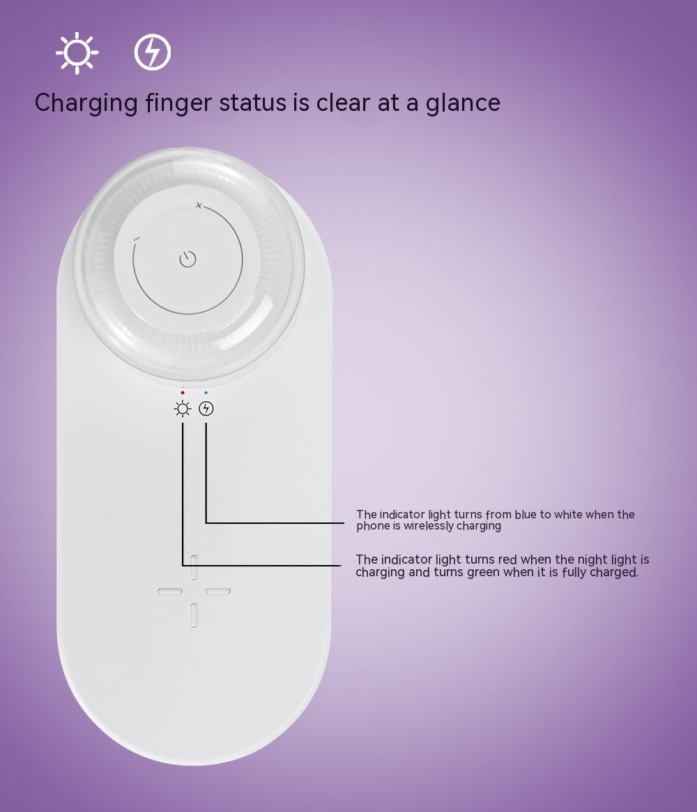 Fast Charging Wireless Charger Table Lamp Two-in-one