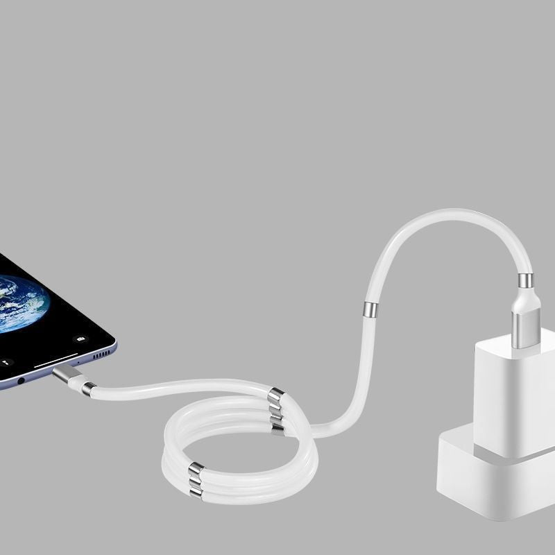 Fast Charging Magnetic Storage Data Cable